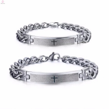 popular bulk custom fashion stainless steel mens bracelet